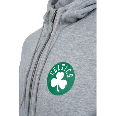 New Era Team Apparel Hoody NBA Boston Celtics gris para hombre