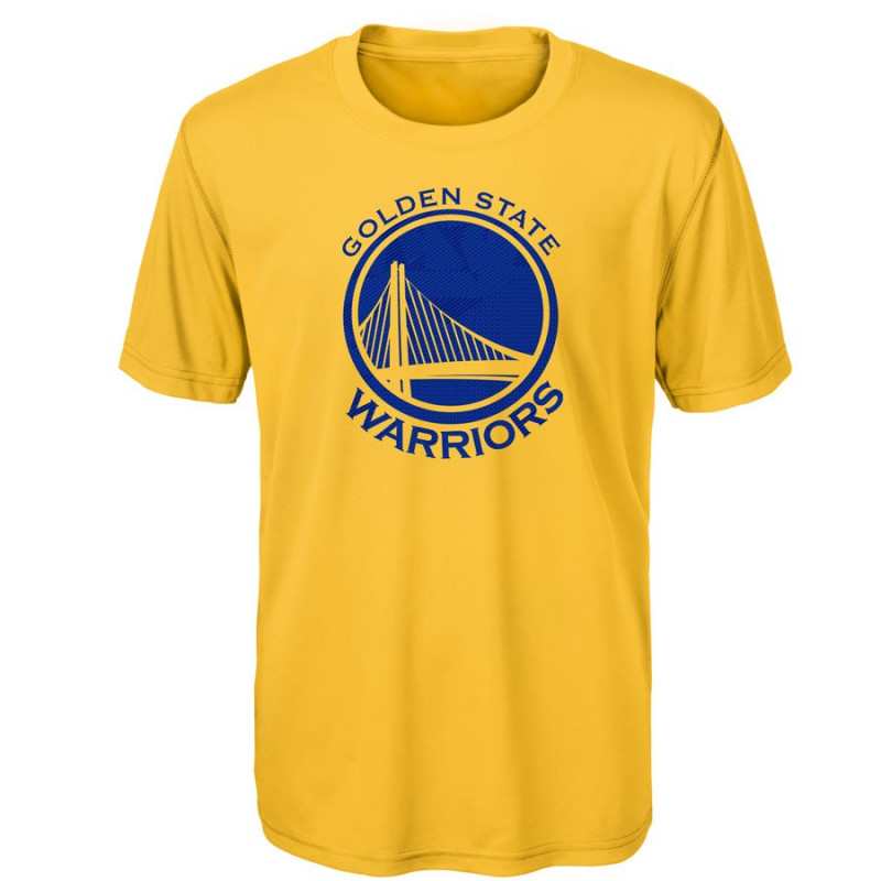T-shirt NBA Golden State Warriors Defensive dry tek pour enfant Jaune