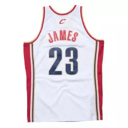 Camiseta NBA LeBron James Cleveland Cavaliers 2003-04 Mitchell & Ness Swingman Classic Hardwood Blanca