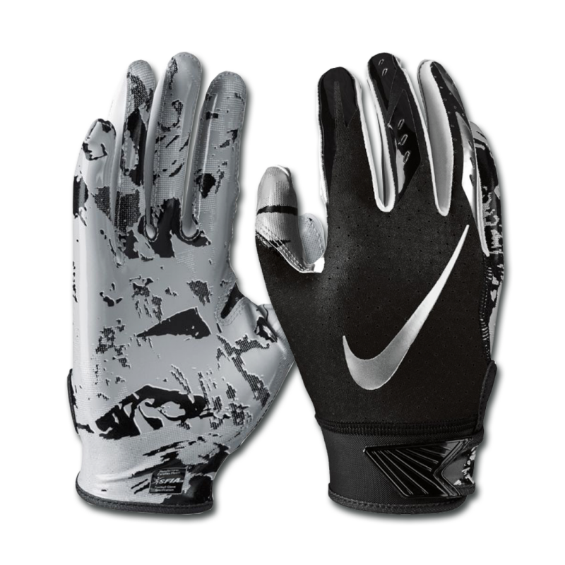 Si silencio temblor guantes de futbol americano para nino Nike vapor Jet 5.0 receiver negro