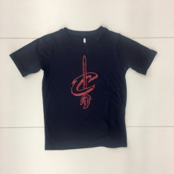T-shirt NBA Cleveland Cavaliers defensive dry tek negro para nino