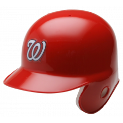 mini MLB Riddell Washington Nationals Mini casco de réplica rojo