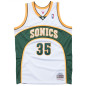 Mitchell & Ness Hardwood Classic NBA Jersey Kevin Durant NBA Jersey Seattle Supersonics 2007-08 White