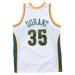 Maillot NBA Kevin Durant Seattle Supersonics 2007-08 Mitchell & ness Hardwood Classic Blanc