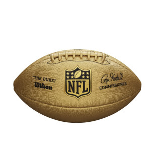 WTF1826_Football Américain Wilson NFL the duke Gold replica game ball