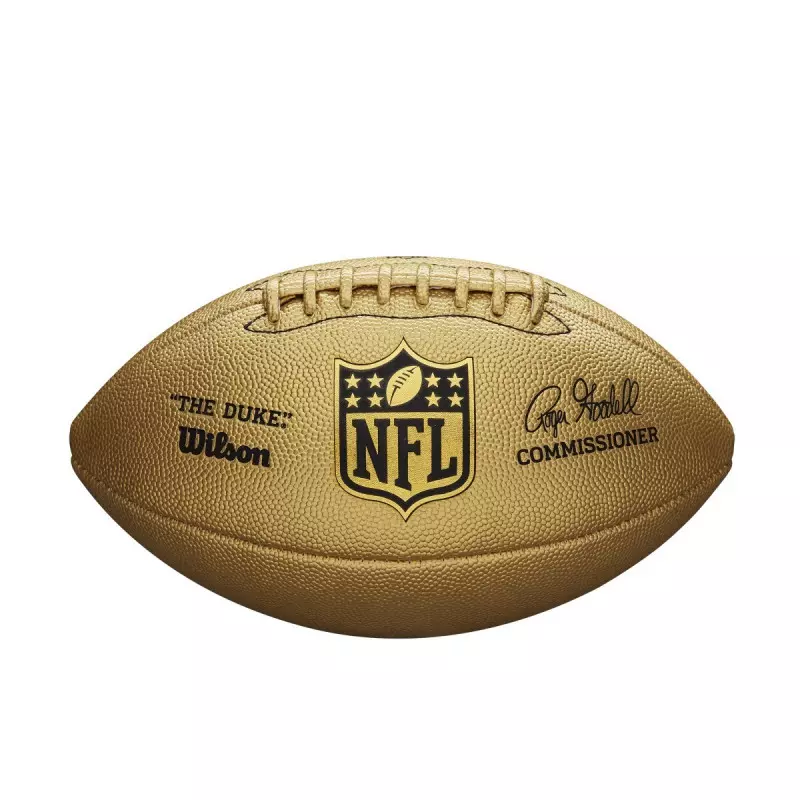 WTF1826_Football Américain Wilson NFL the duke Gold replica game ball