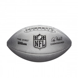 WTF1827_Ballon Football Américain Wilson NFL the duke Silver replica game ball