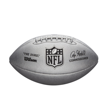 Balón de Fútbol Americano Wilson NFL The Duke Replica Plata