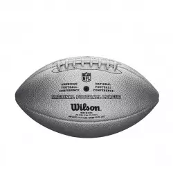 Ballon de Football Américain Wilson NFL The Duke Replica argenté