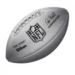 Ballon de Football Américain Wilson NFL The Duke Replica argenté