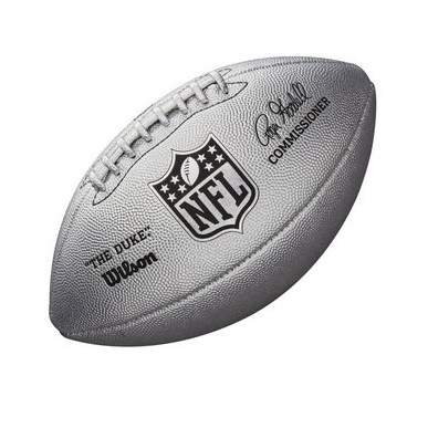 Balón de Fútbol Americano Wilson NFL The Duke Replica - Color Plata