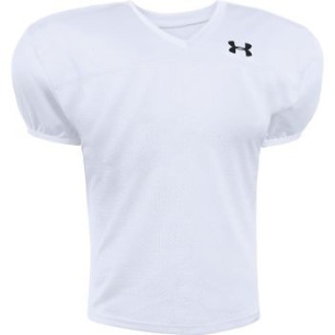 Men's Under armour Pipeline Practice football jersey white