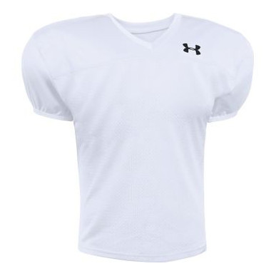camiseta futbol americano Under armour Pipeline blanco para hombre