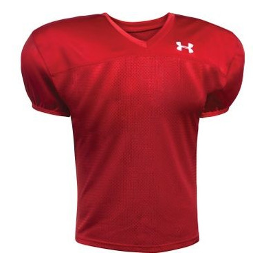 Men's Under armour Pipeline Practice football jersey red