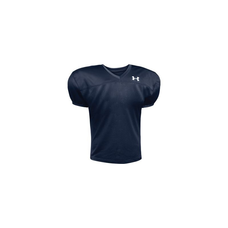 camiseta futbol americano Under armour Pipeline navy para hombre