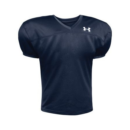 camiseta futbol americano Under armour Pipeline navy para hombre