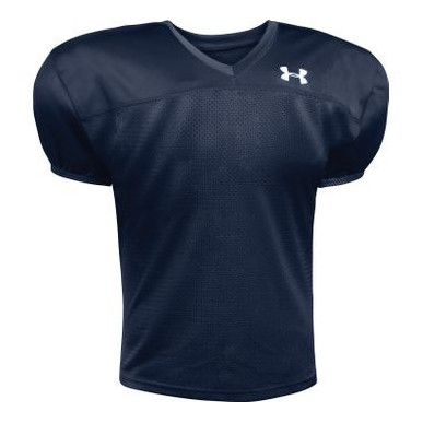 UFJ155MNVY_Maillot de football américain Under Armour Pipeline Bleu Marine pour homme