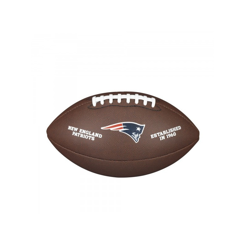 WTF1748XBNE_Ballon Football Américain NFL New England Patriots Wilson Licenced