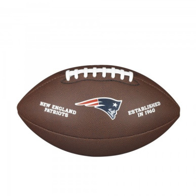 WTF1748XBNE_Ballon Football Américain NFL New England Patriots Wilson Licenced