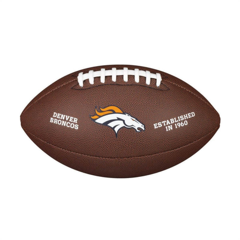 WTF1748XBDN_Ballon Football Américain NFL Denver Broncos Wilson Licenced