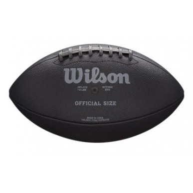 Ballon de Football Américain Wilson NFL Jet black Noir