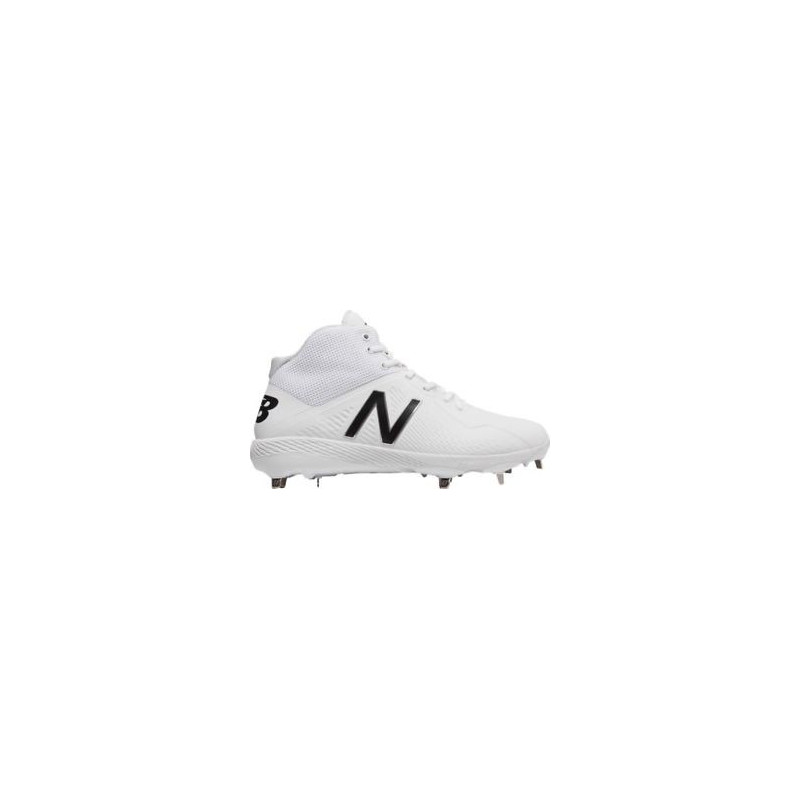 M4040SW4_Crampons de Baseball New balance Spikes Metal Mid 4040V4 Blanc pour Homme