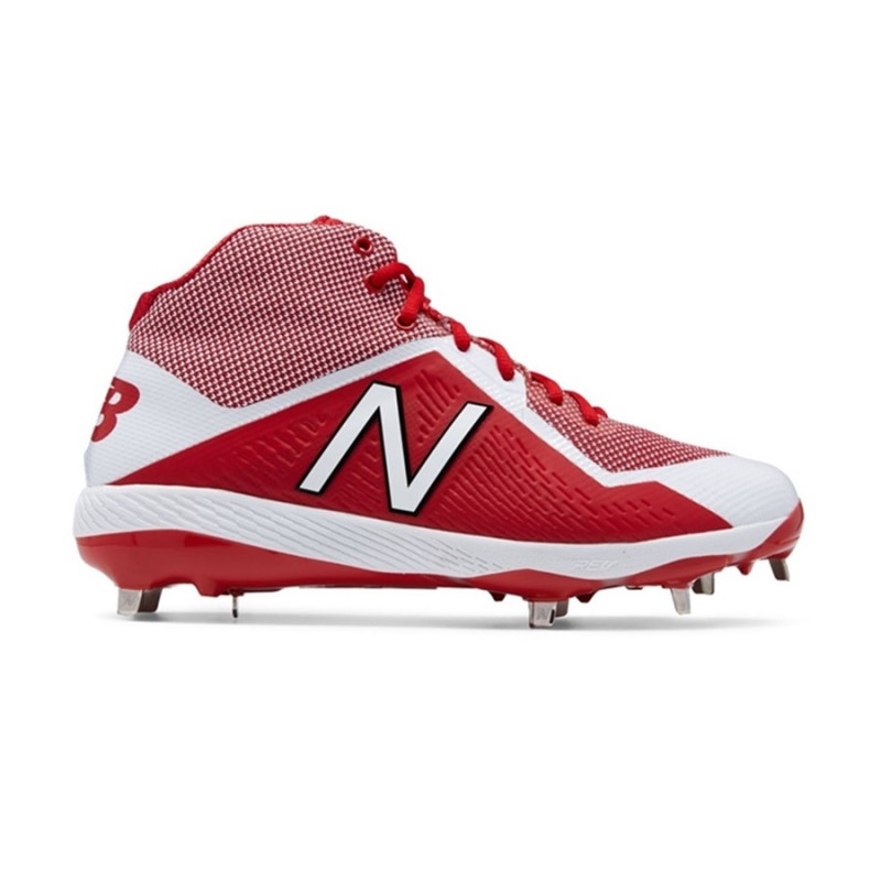M4040TR4_Crampons de Baseball New balance Spikes Metal Mid 4040V4 Rouge pour Homme
