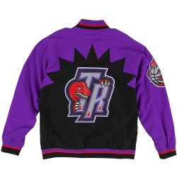 Mitchell & Ness Warm Up Authentic Jacket NBA Toronto Raptors 1995-96 purpura para hombre