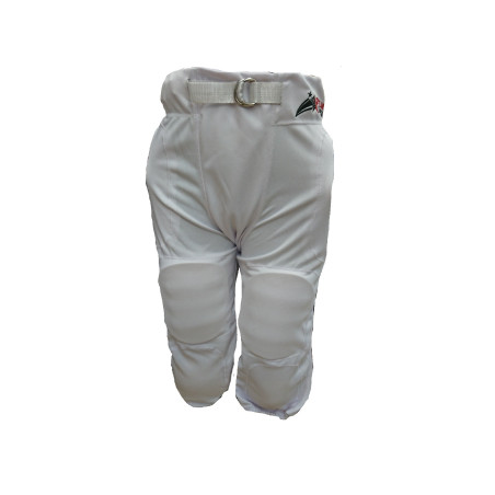 Pantalon de football américain tout intégré Sportland 2.0 Blanc pour adulte