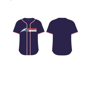 Sportland American Pro Game Custom Embroidered Baseball Jersey