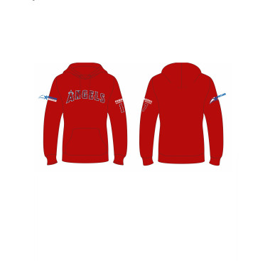 Sweat à Capuche Brodé Personnalisable Sportland American