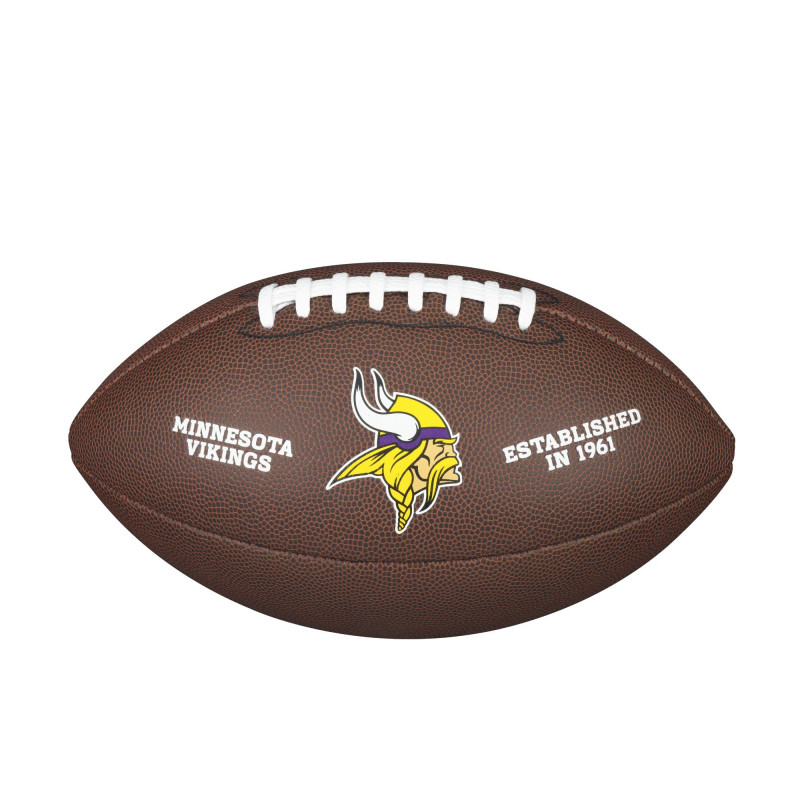 WTF1748XBMN_Ballon Football Américain NFL Minnesota Vikings Wilson Licenced