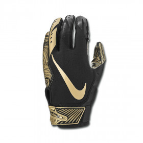 Gants de football américain Nike vapor Jet 5.0 pour receveur Noir gold