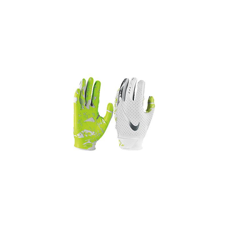 Youth's Nike vapor Jet 5.0 receiver football gloves white