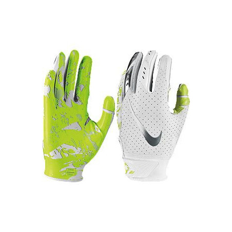Guantes de futbol americano para nino Nike vapor Jet 5.0 receiver Blanco