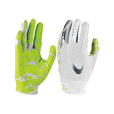 Gants de football américain pour junior Nike vapor Jet 5.0 Blanc pour receveur