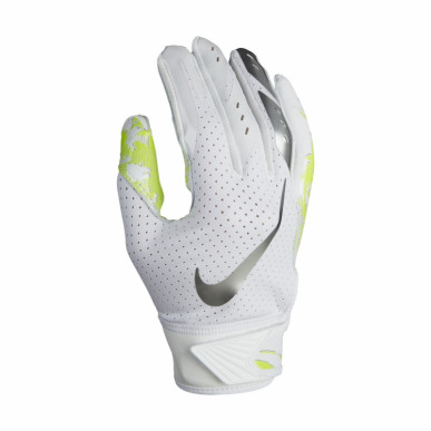 Youth's Nike vapor Jet 5.0 receiver football gloves white