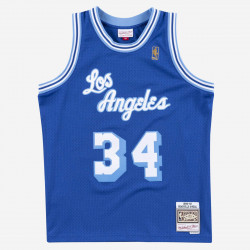 SMJYAC18013_LALROY96ON_Maillot NBA swingman Shaquille O'Neal Los Angeles Lakers 1996-97 Hardwood Classics Mitchell & ness Bleu