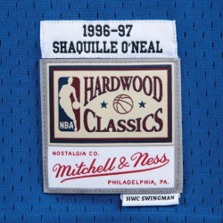 Maillot NBA swingman Shaquille O'Neal Los Angeles Lakers 1996-97 Hardwood Classics Mitchell & ness Bleu