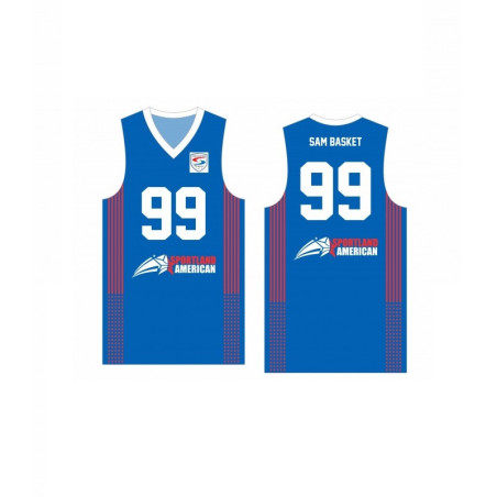 Camisata Sportland American Pro Game Basketball sublimate