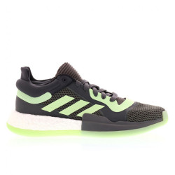 Chaussure de Basketball adidas Marquee Boost Low Gris/Vert pour Homme //// G26214