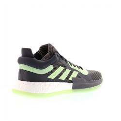Chaussure de Basketball adidas Marquee Boost Low Gris/Vert pour Homme