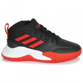 EF0309_Chaussure de Basketball adidas Ownthegame K Wide Noir red Pour Junior