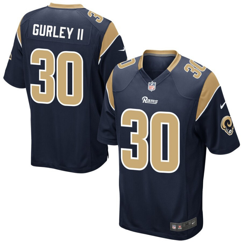 camiseta NFL Nike Game Team Todd Gurley Rams de Los Angeles navy para nino
