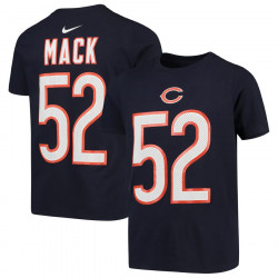 T-shirt NFL Nike Pride player Khallil Mack Chicago Bears azul para junior