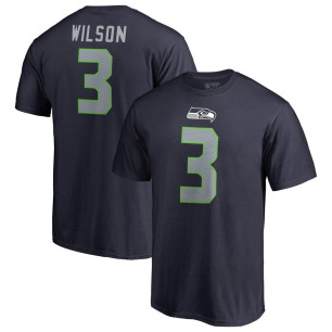 Youth's Nike Pride player Name & number Russell Wilson Seattle Seahawks tee navy