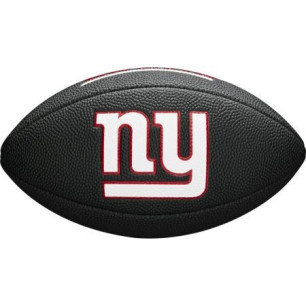 Wilson NFL Soft touch team logo Mini ball New York Giants black
