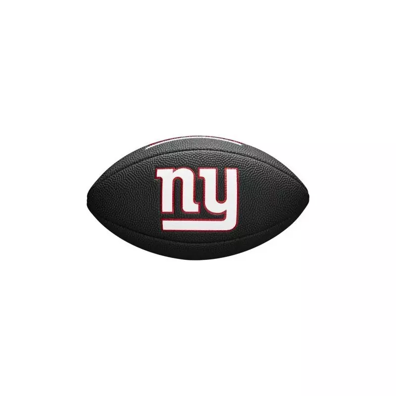 Mini balon de futbol americano Wilson NFL Soft touch team logo New York Giants negro