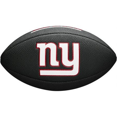 Mini ballon de Football Américain Wilson Soft touch NFL team logo New York Giants Noir