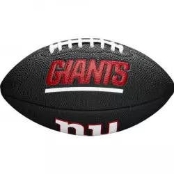 Mini balon de futbol americano Wilson NFL Soft touch team logo New York Giants negro